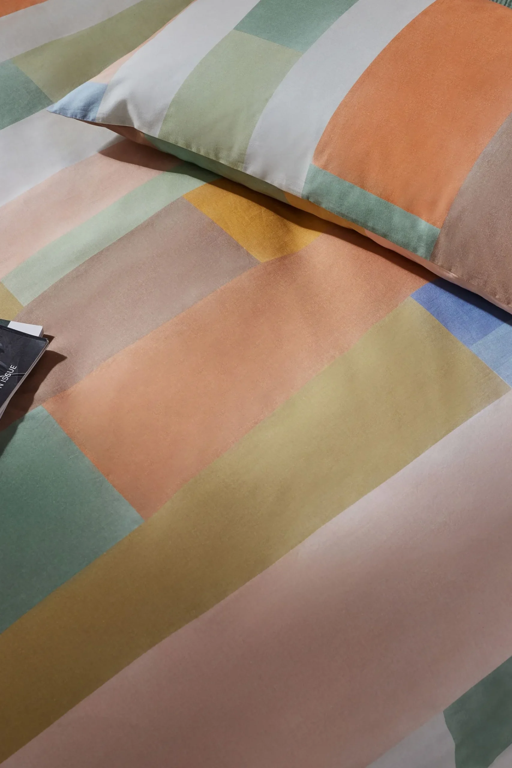 100% Cotton 180 Thread Count Alonzo Duvet Cover and Pillowcase Set*MADE.COM Outlet