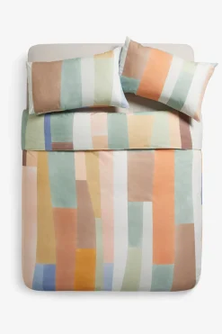 100% Cotton 180 Thread Count Alonzo Duvet Cover and Pillowcase Set*MADE.COM Outlet
