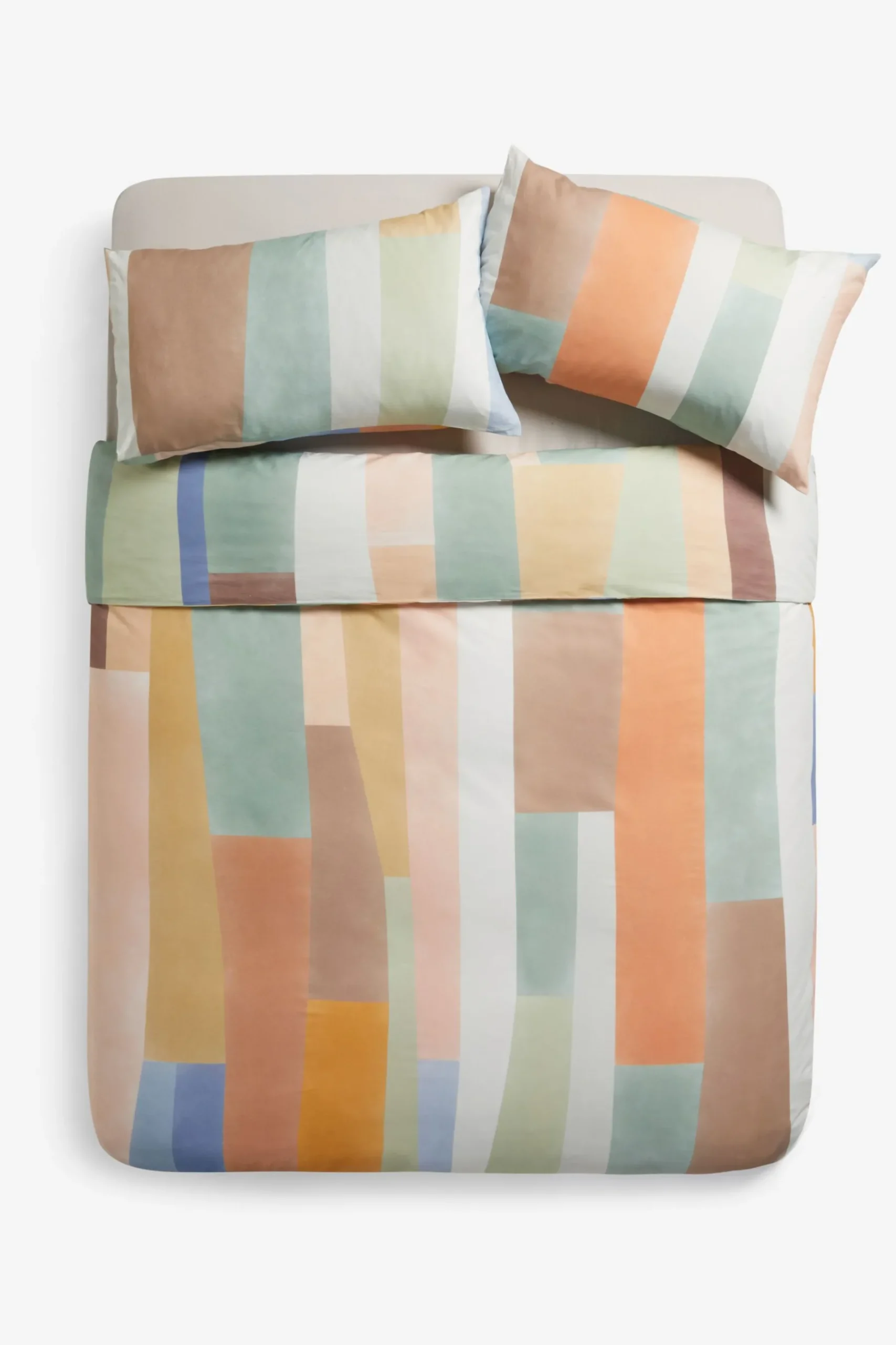 100% Cotton 180 Thread Count Alonzo Duvet Cover and Pillowcase Set*MADE.COM Outlet