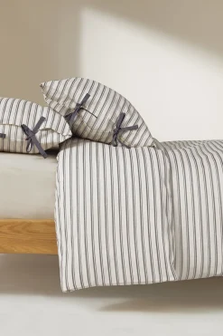 100% Cotton 180 Thread Count Bow Otto Duvet Cover and Pillowcase Set*MADE.COM Discount