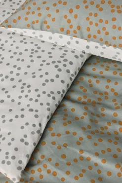 100% Cotton 180 Thread Count Dotty Duvet Cover and Pillowcase Set*MADE.COM Best Sale
