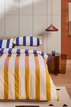 100% Cotton 180 Thread Count Terri Duvet Cover and Pillowcase Set*MADE.COM Best Sale