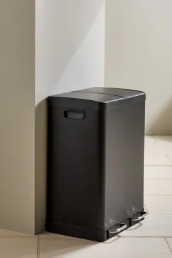 2 Section Recycling and Waste Colter Bin*MADE.COM Sale