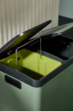 2 Section Recycling and Waste Colter Bin*MADE.COM Sale