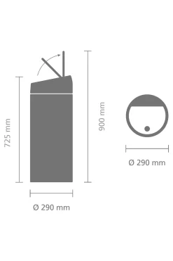 New 30L Touch Bin*Brabantia Store