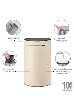 New 40L Touch Bin*Brabantia Discount