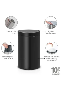 New 40L Touch Bin*Brabantia Discount