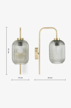 Briz Antique Brass Wall Lamp*MADE.COM Online