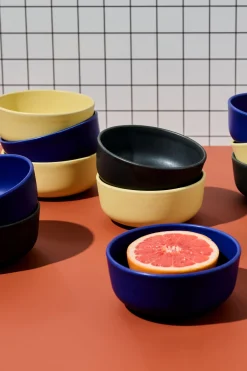 Set of 4 LoHo Reactive Glaze Cereal Bowls*Curateology Cheap