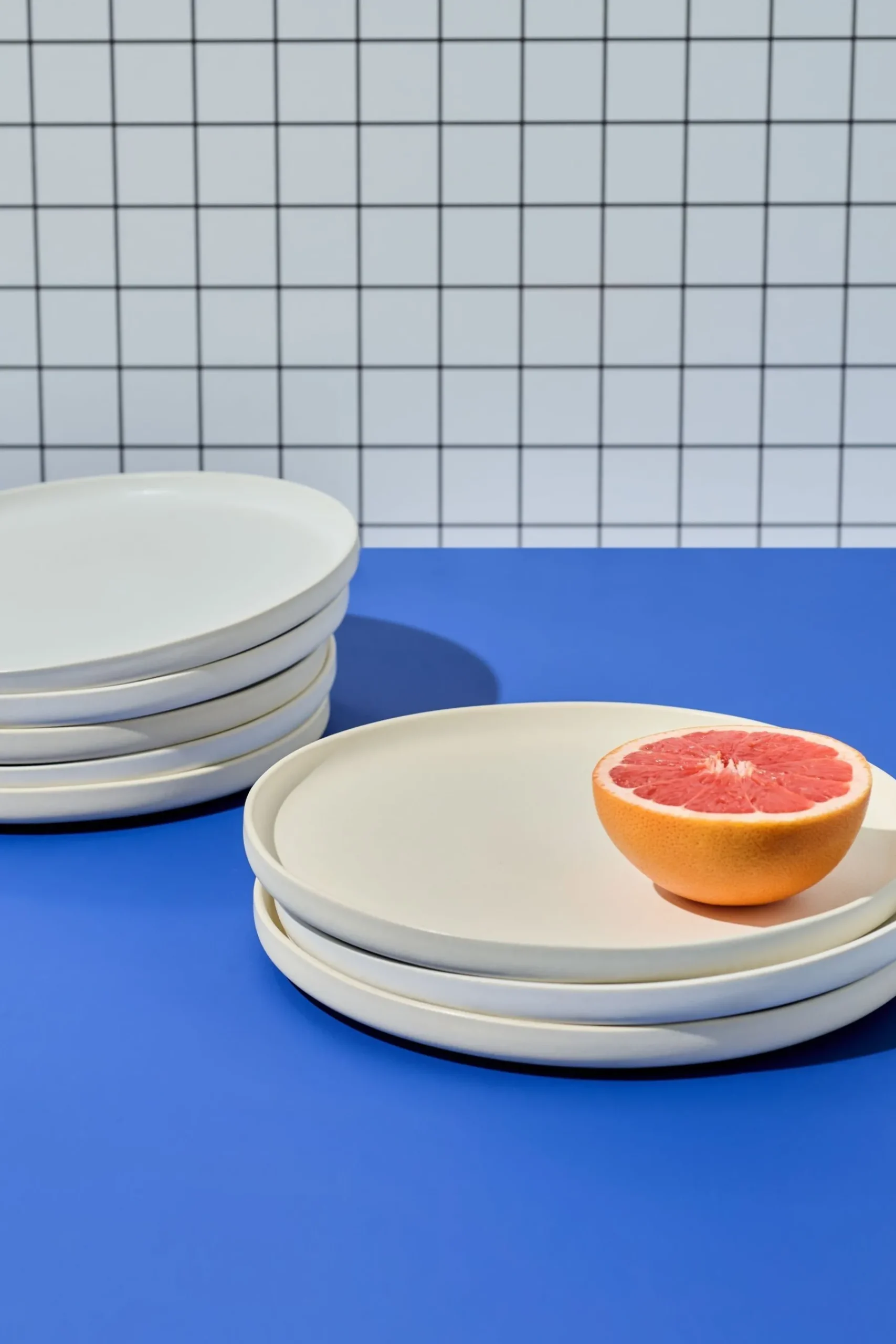Set of 4 LoHo Reactive Glaze Dinner Plates*Curateology Flash Sale