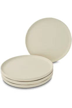 Set of 4 LoHo Reactive Glaze Dinner Plates*Curateology Flash Sale