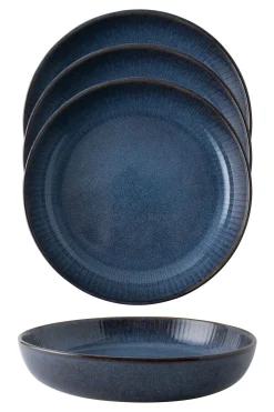Sapphire Set of 4 Pasta Plates*Dutch Rose Sale