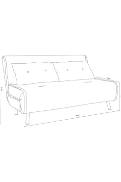 Haru 2 Seater Sofa Bed*MADE.COM Cheap