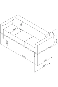 Jarrod 3 Seater Sofa*MADE.COM Sale