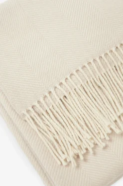 Lambswool Herringbone Throw*Jasper Conran London Online
