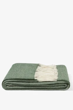 Lambswool Herringbone Throw*Jasper Conran London Online