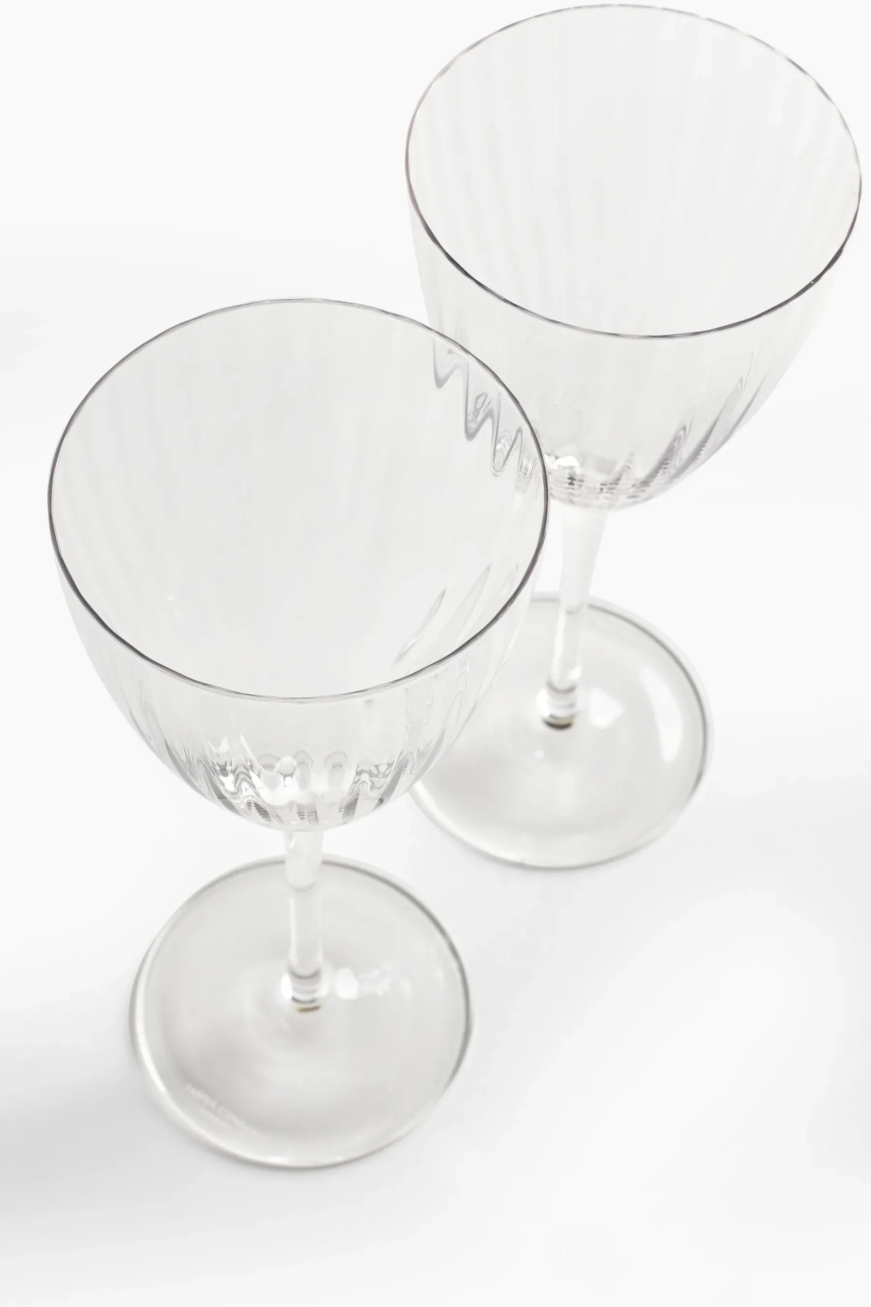Set of 4 Fluted Wine Glasses*Jasper Conran London Flash Sale
