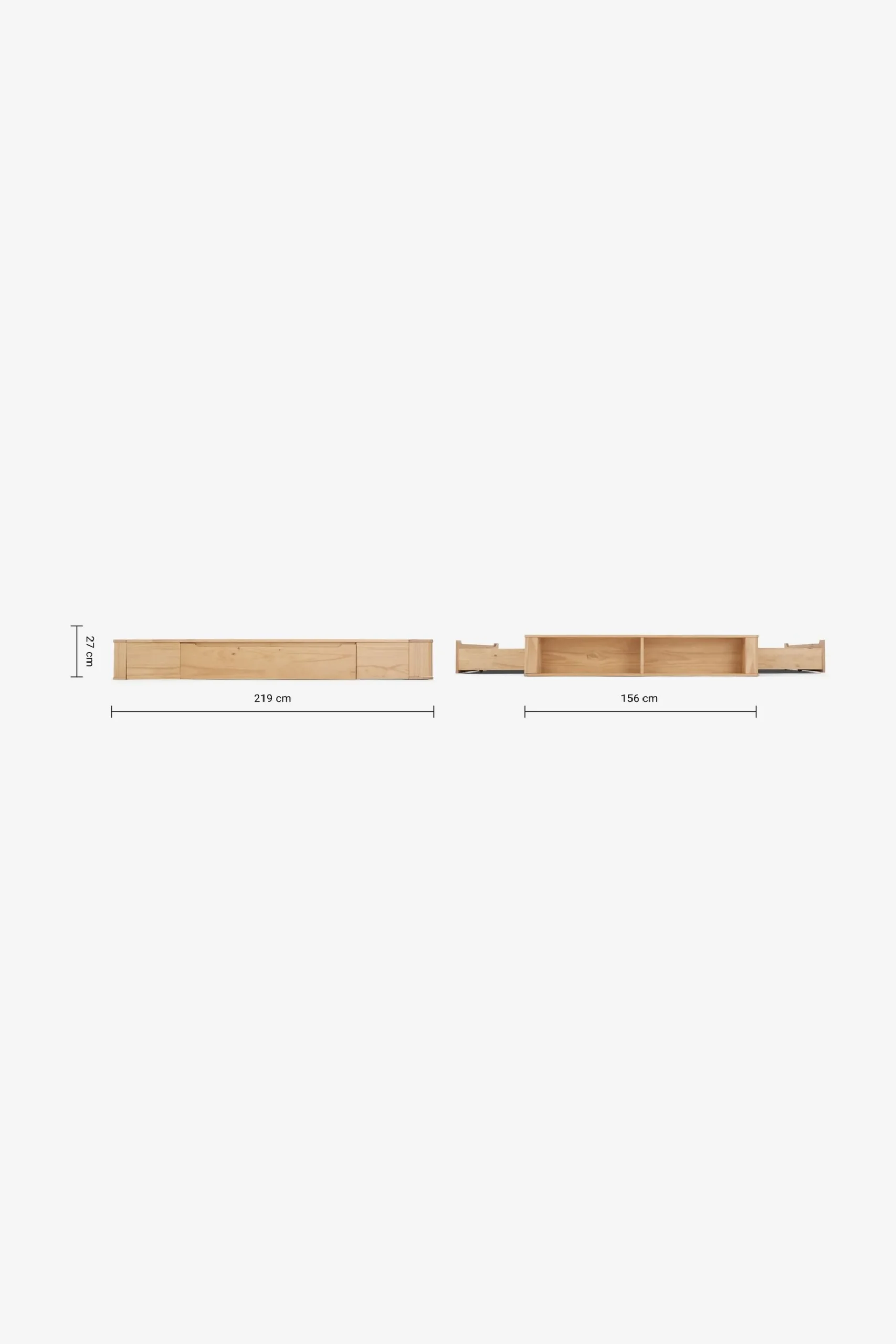 Kano Platform Storage Bed*MADE.COM Clearance