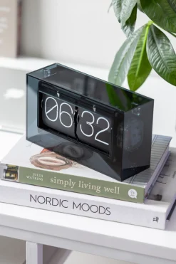 Boxed Flip Table Clock*Karlsson Discount