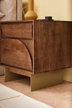 Keala Mango Wood Bedside Table*MADE.COM Discount