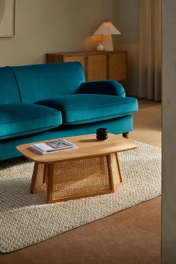 Luca Rattan Coffee Table*MADE.COM Cheap