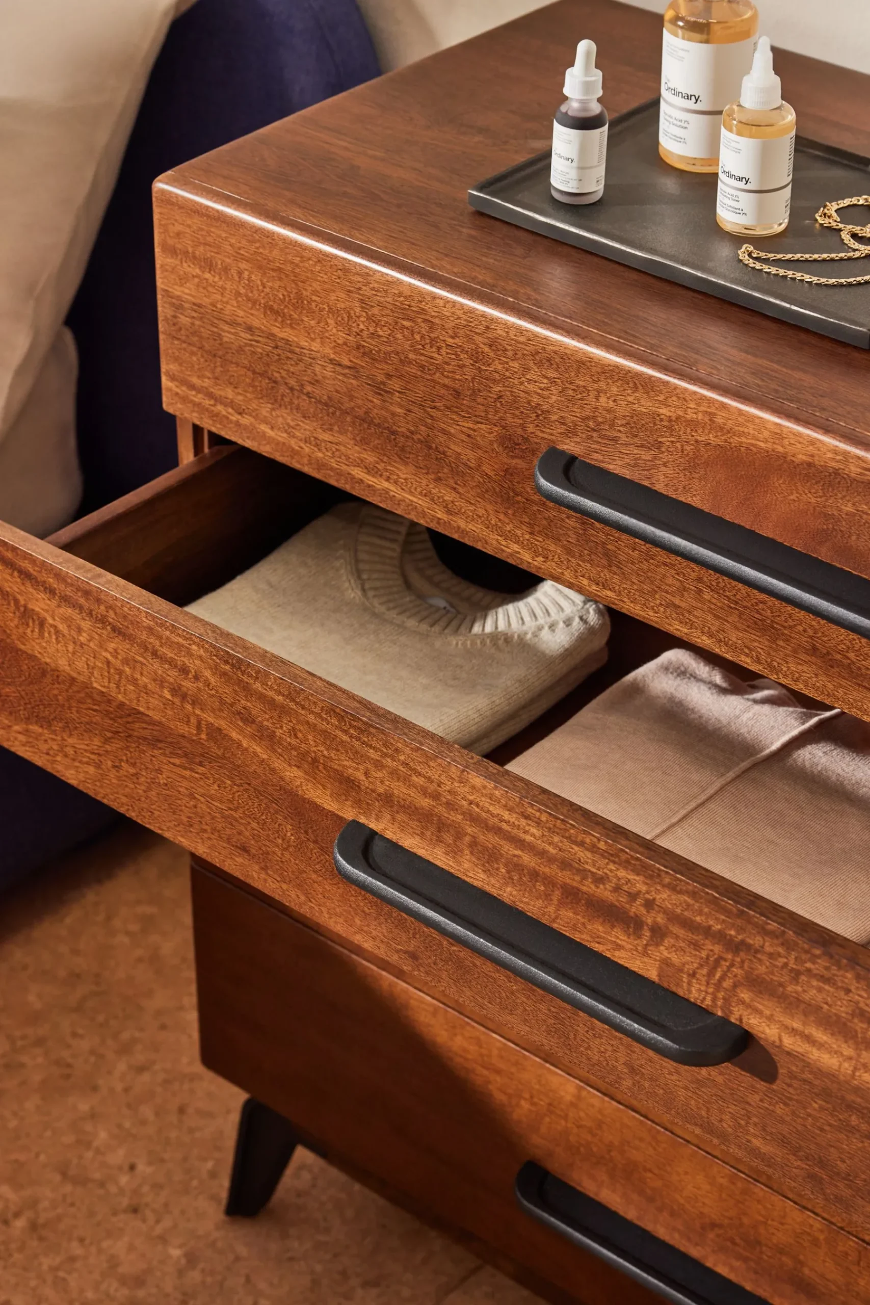 Lucien Mango Wood Chest of Drawers*MADE.COM Clearance