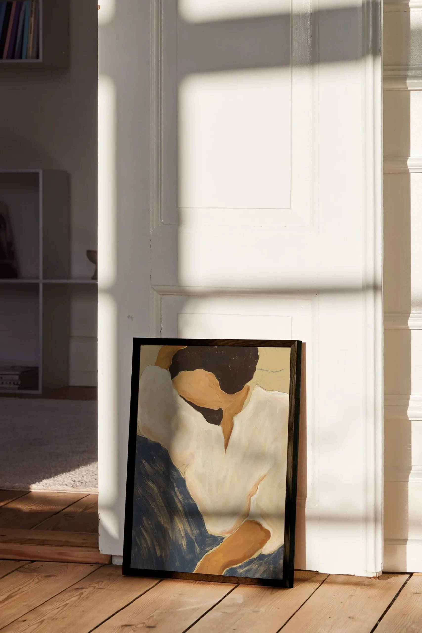 Silent Dreams Framed Wall Art Print in Dark Oak Frame*Paper Collective Discount