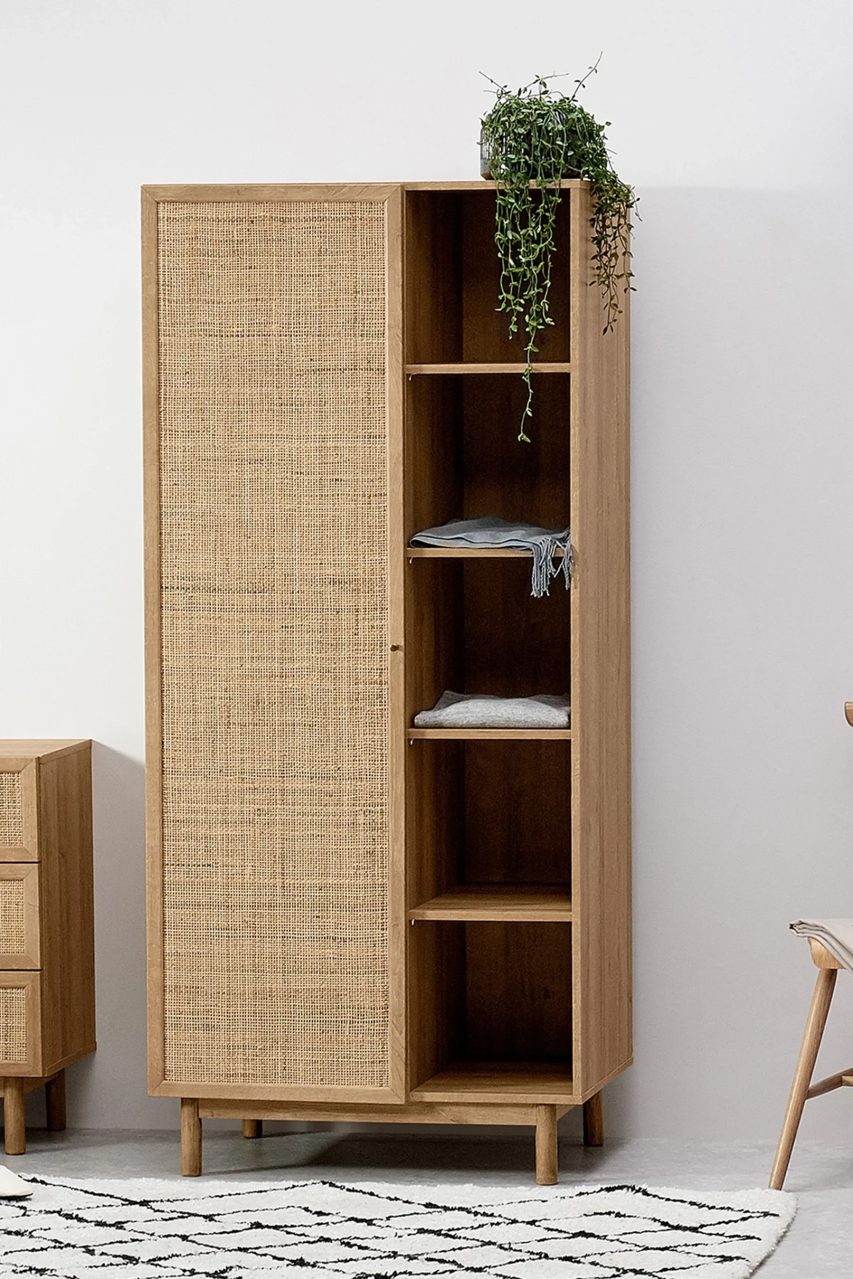 Pavia Natural Rattan Wardrobe*MADE.COM Best
