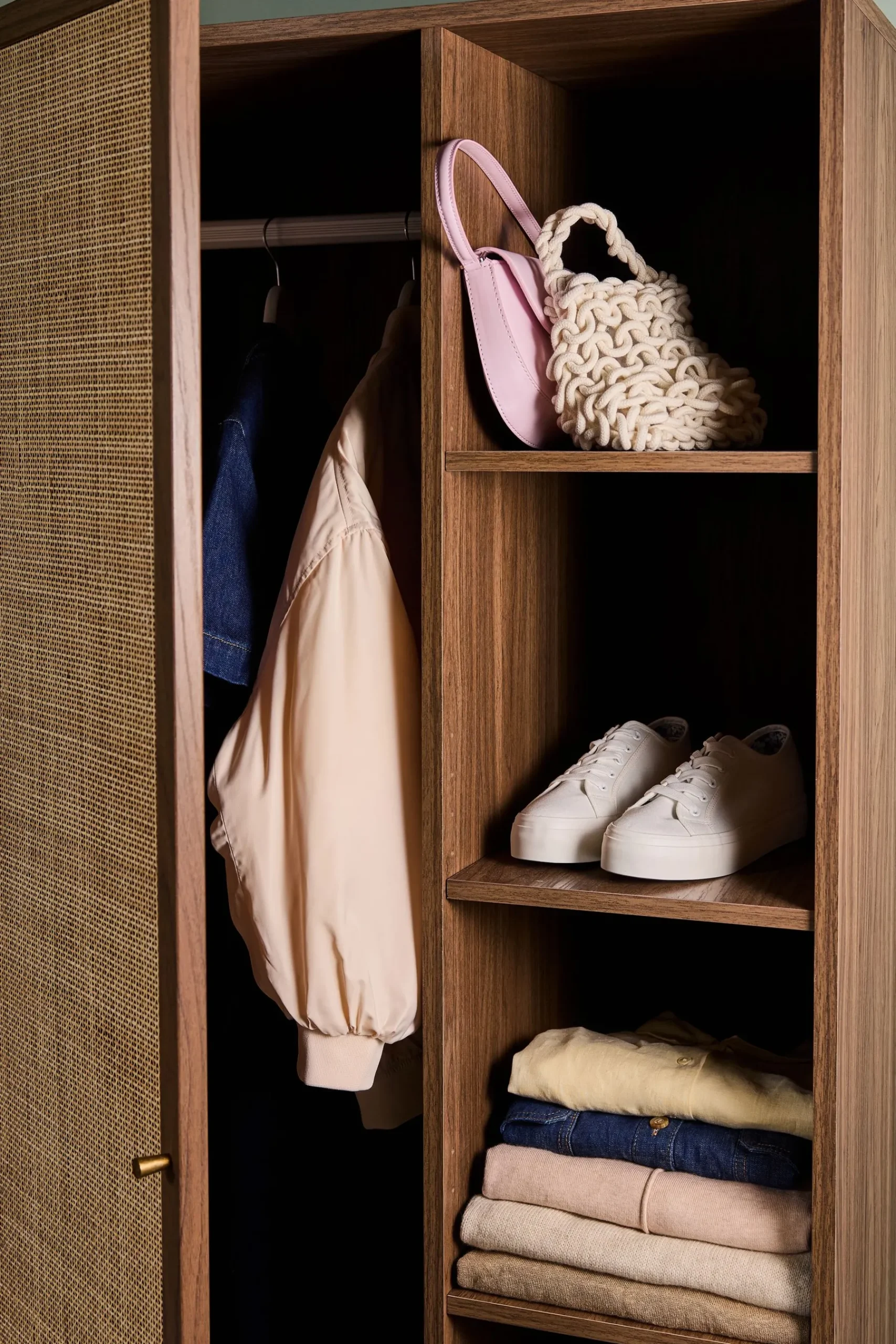 Pavia Natural Rattan Wardrobe*MADE.COM Best
