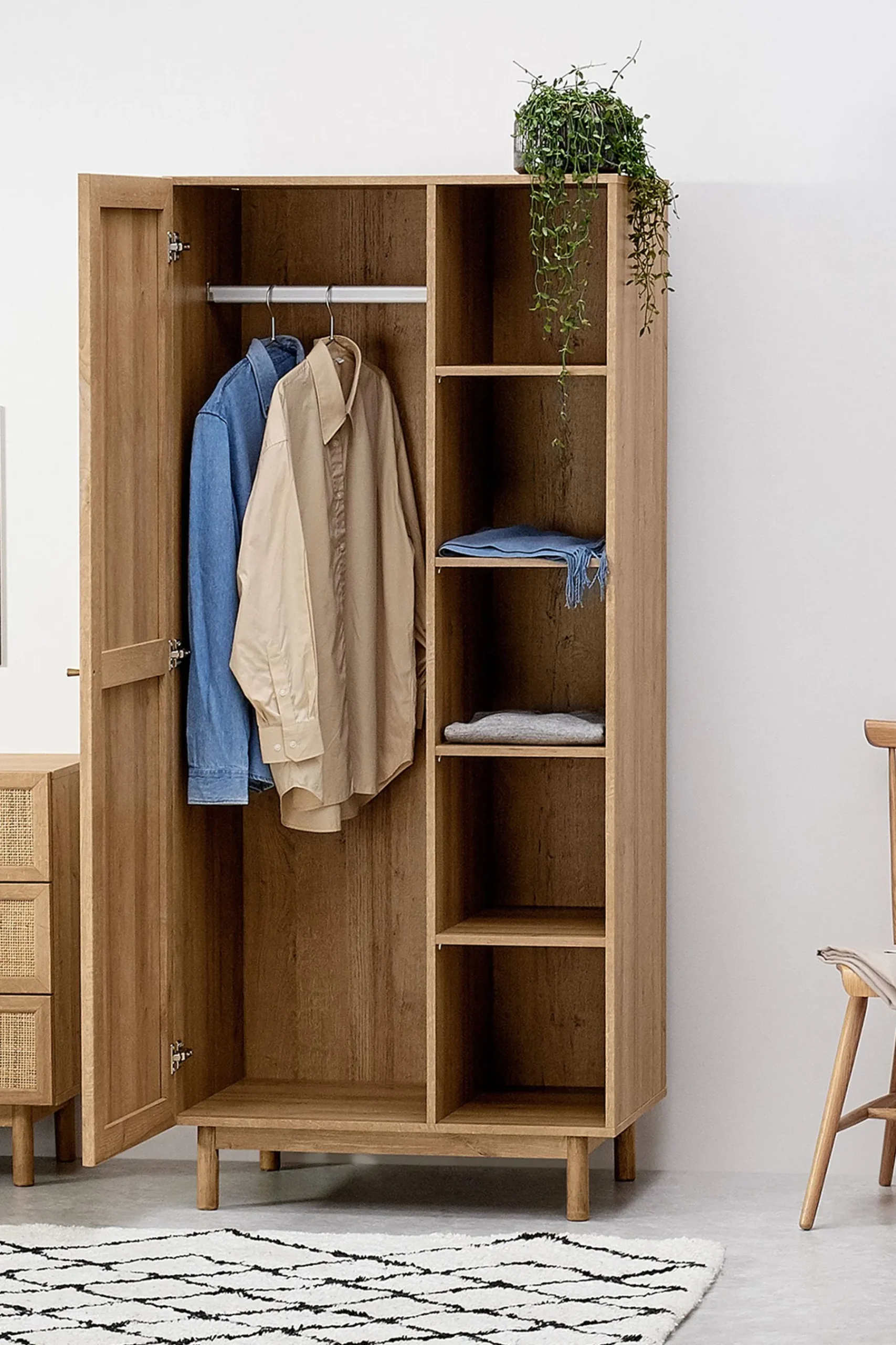 Pavia Natural Rattan Wardrobe*MADE.COM Shop