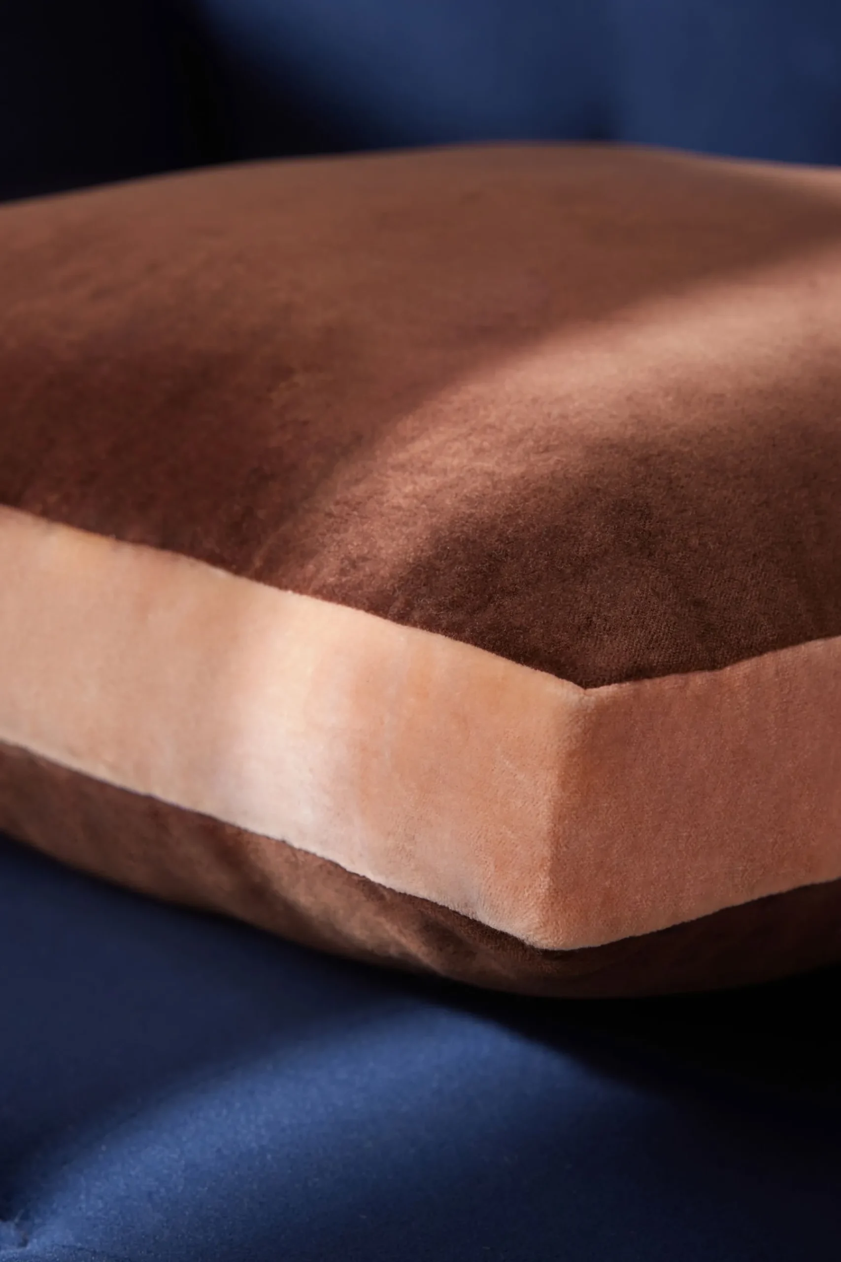 Petra Cotton Velvet Boxy Cushion*MADE.COM Cheap