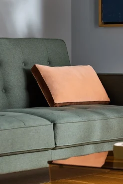 Petra Cotton Velvet Boxy Cushion*MADE.COM Cheap