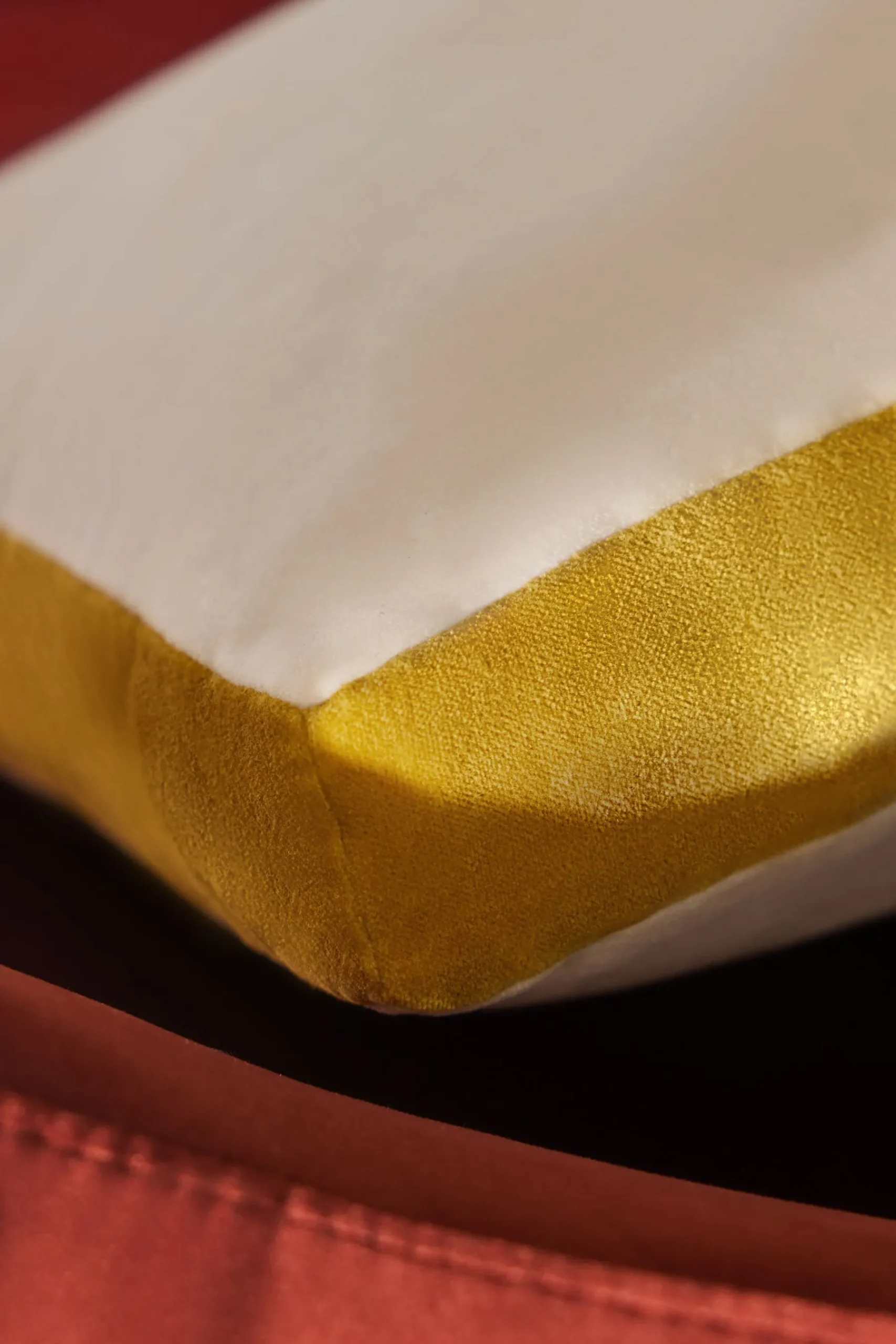 Petra Cotton Velvet Boxy Cushion*MADE.COM Cheap