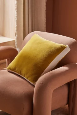 Petra Cotton Velvet Boxy Cushion*MADE.COM Cheap