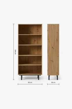 Walnut Effect .COM Damien Shelving Unit*MADE Cheap
