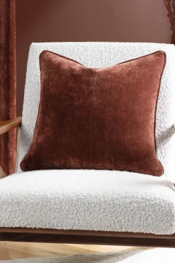 Heavy Chenille Velvet Reversible Piped Cushion*Yard Discount
