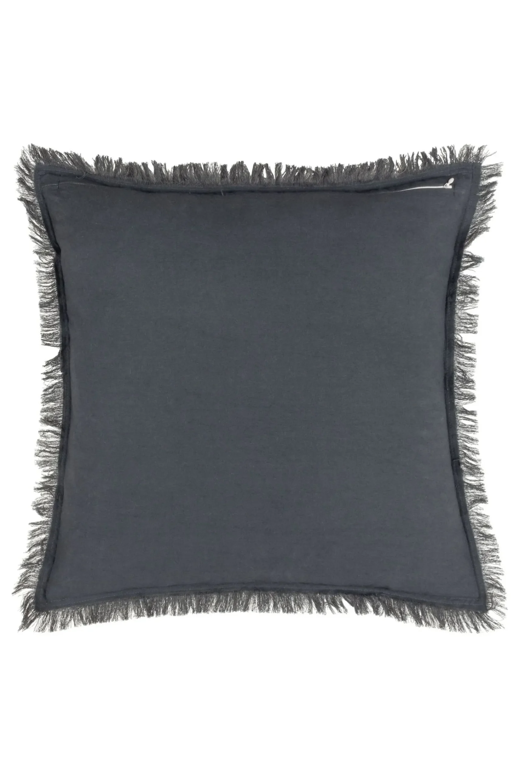 Jaye Velvet Fringed Polyester Filled 100% Cotton Cushion*Yard Outlet