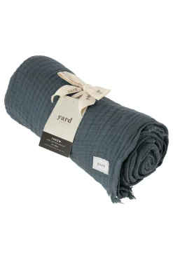 Lark 4 Layer Muslin Crinkle 100% Cotton Throw*Yard Clearance