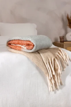 Rawton Ombre Herringbone Throw*Yard Flash Sale